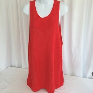 Ava & Viv Women's Plus Size Crewneck Sleeveless Sweater Tank Red Size 3X